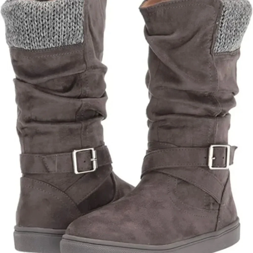 DV by Dolce Vita Girls Styley Fashion‎ Boot Charcoal Gray Size 13 NWOB 7054